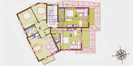 plan of second floor